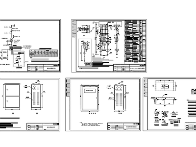 双杆柱上变压器安装电气节点 施工图