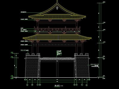 石门建筑 施工图