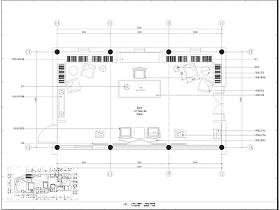 小型书店书吧 施工图