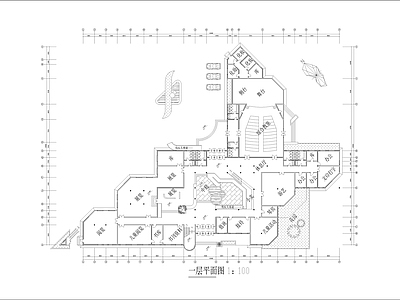 4060㎡文化艺术展厅展馆 施工图