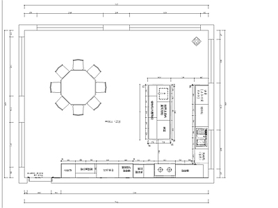 厨房CAD 施工图