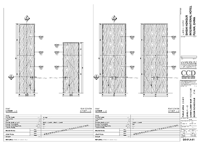 泉州某现代轻奢大堂门表图 施工图 通用节点