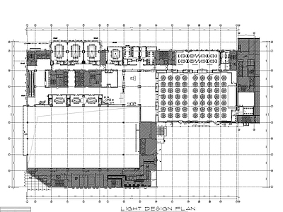 泉州某现代宴会厅会议室平面立面 施工图