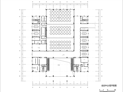 会议中心平面图 施工图