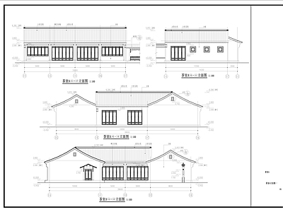 茶室A建筑 施工图