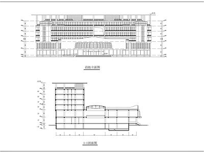 大学星级会馆建筑方案图 施工图 娱乐会所