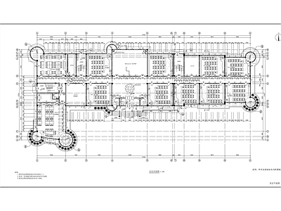 小学教学楼平面 施工图