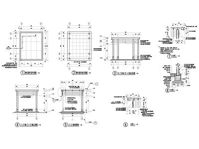 亭子 施工图
