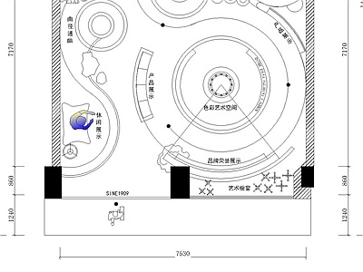 涂料展厅 施工图