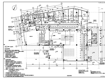 文体活动服务中心建筑 施工图