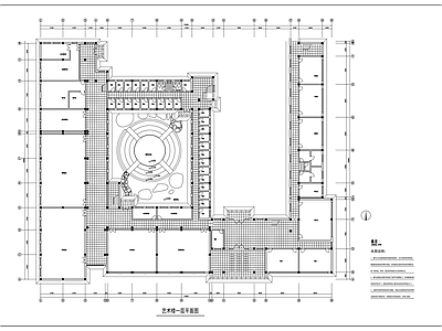 艺术楼建筑 施工图