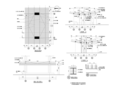 廊架景观 施工图