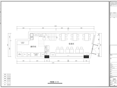 快餐店室内 施工图