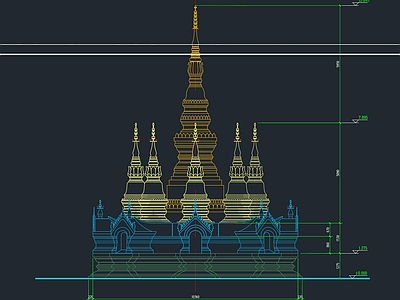 塔古建筑 施工图