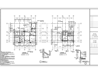 自建房别墅农村新中式建筑设计图 施工图