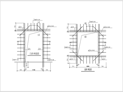 门窗洞口配筋图 施工图