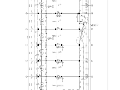 办公学生公寓综合楼建筑 施工图