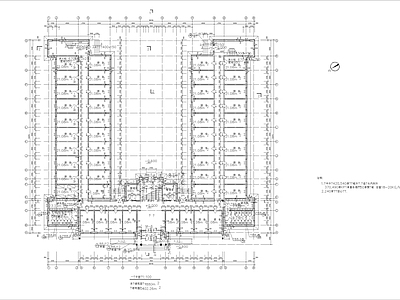 砖混U形学生公寓楼建筑 施工图