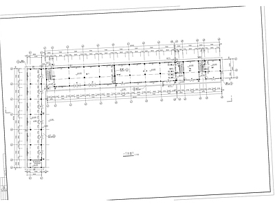 5层L型大学生宿舍建筑 施工图