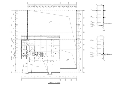 福特4S店建筑图 施工图