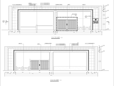 小区入口大门详图 施工图