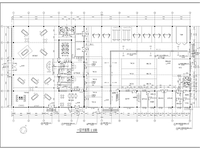 五菱4S店建筑图 施工图