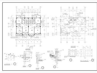 碧桂园风格别墅自建房 施工图