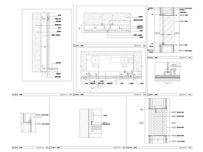 暗藏式消防栓暗门节点图 施工图 隐形