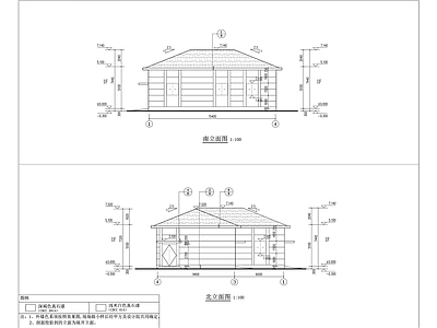 现代住宅小区水泵房配电机房 施工图