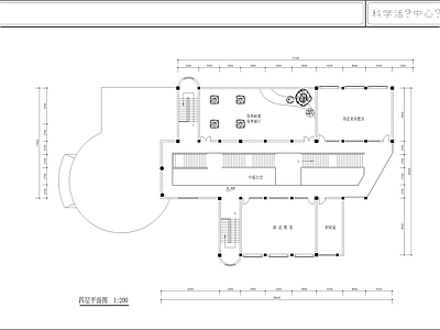 某中学科学活动中心方案设计 施工图