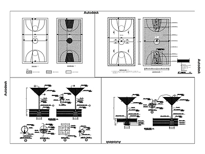 篮球场 施工图