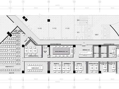 现代简约办公 施工图