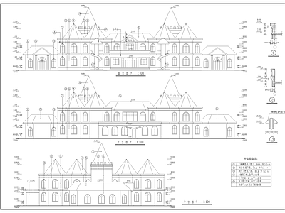 欧式幼儿园建 施工图