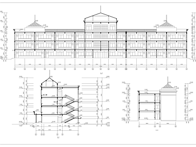 小学教学综合楼建筑图 施工图