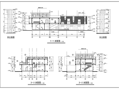 小区商店建筑 施工图