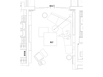 家居客厅 施工图