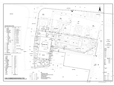 中南大学湘雅医院教学科研楼扩初图纸 施工图