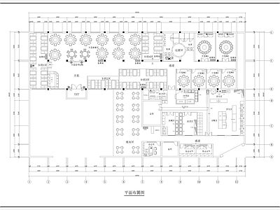 1220㎡餐厅餐饮空间 施工图