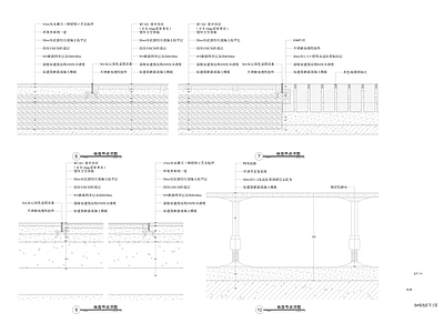 水磨石艺术地坪 钢板地面 网格地板做法大样图01 施工图