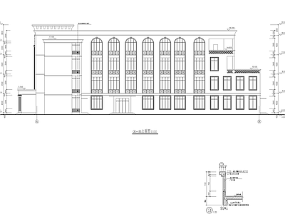 食堂全套建筑 施工图 食堂建筑