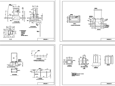 室外配电箱大样 施工图