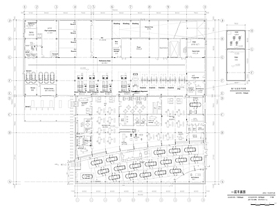 汽车4S店 汽车展示馆 施工图