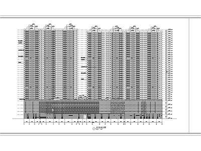 高层商业综合体建筑 施工图