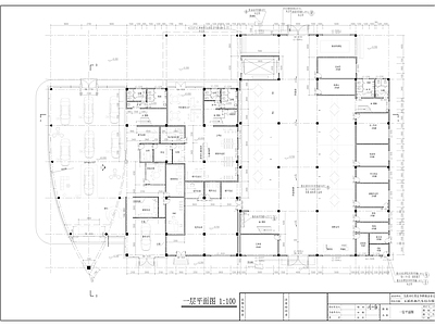 别克4S店 汽车4S店 施工图 展销厅