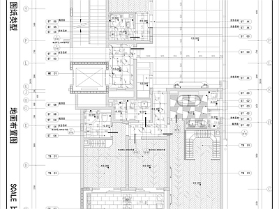 138m²现代平层家装 施工图