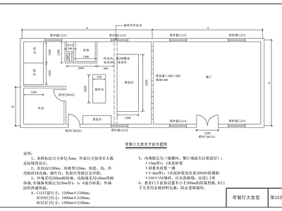 工地临建食堂 施工图 食堂建筑