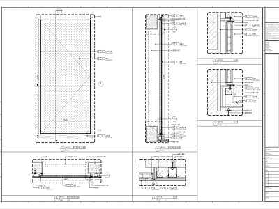 管井暗门隐形门 施工图