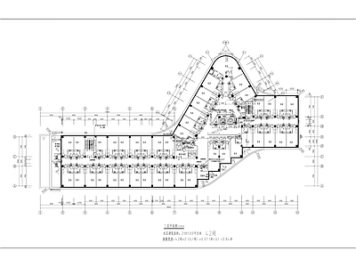 现代风格星级酒店总平面图及技术图纸 施工图