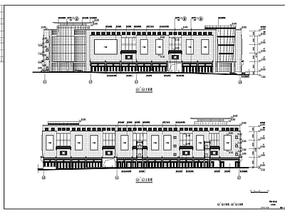 某五层现代风格商业大楼建筑 施工图