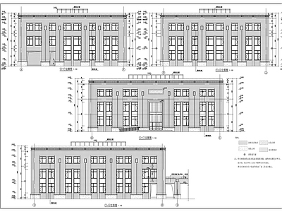 殡仪馆档案处理中心建施图 施工图